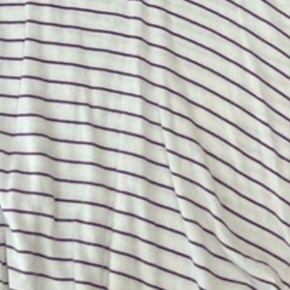 Tommy Bahama Women's Top Vintage White Purple Striped Size Small NWOT - Picture 4 of 6